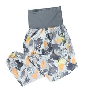 Lululemon Om Pant Mini Art Pop White Multi Slate Size 2